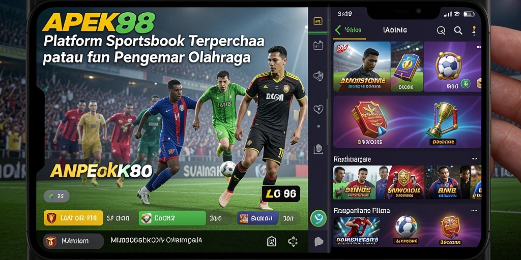 Tampilan antarmuka APEK88 dengan fitur sportsbook yang lengkap.