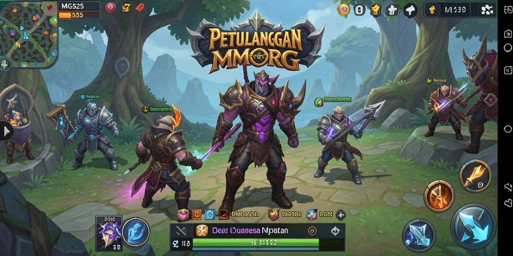 Gameplay seru dan menarik dari MG525 dalam dunia MMORPG.